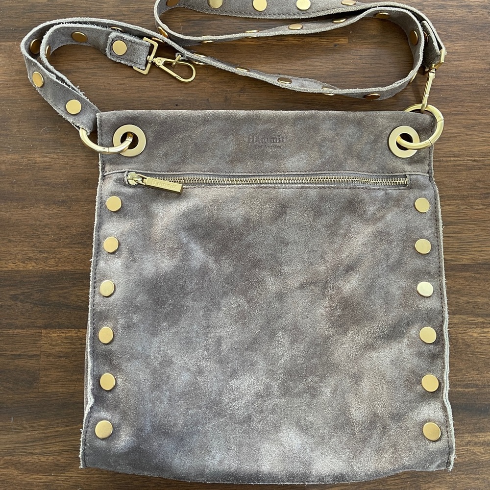 Hammitt Large Paul/Large Tony in Nebula Silver with Brushed Gold hardware